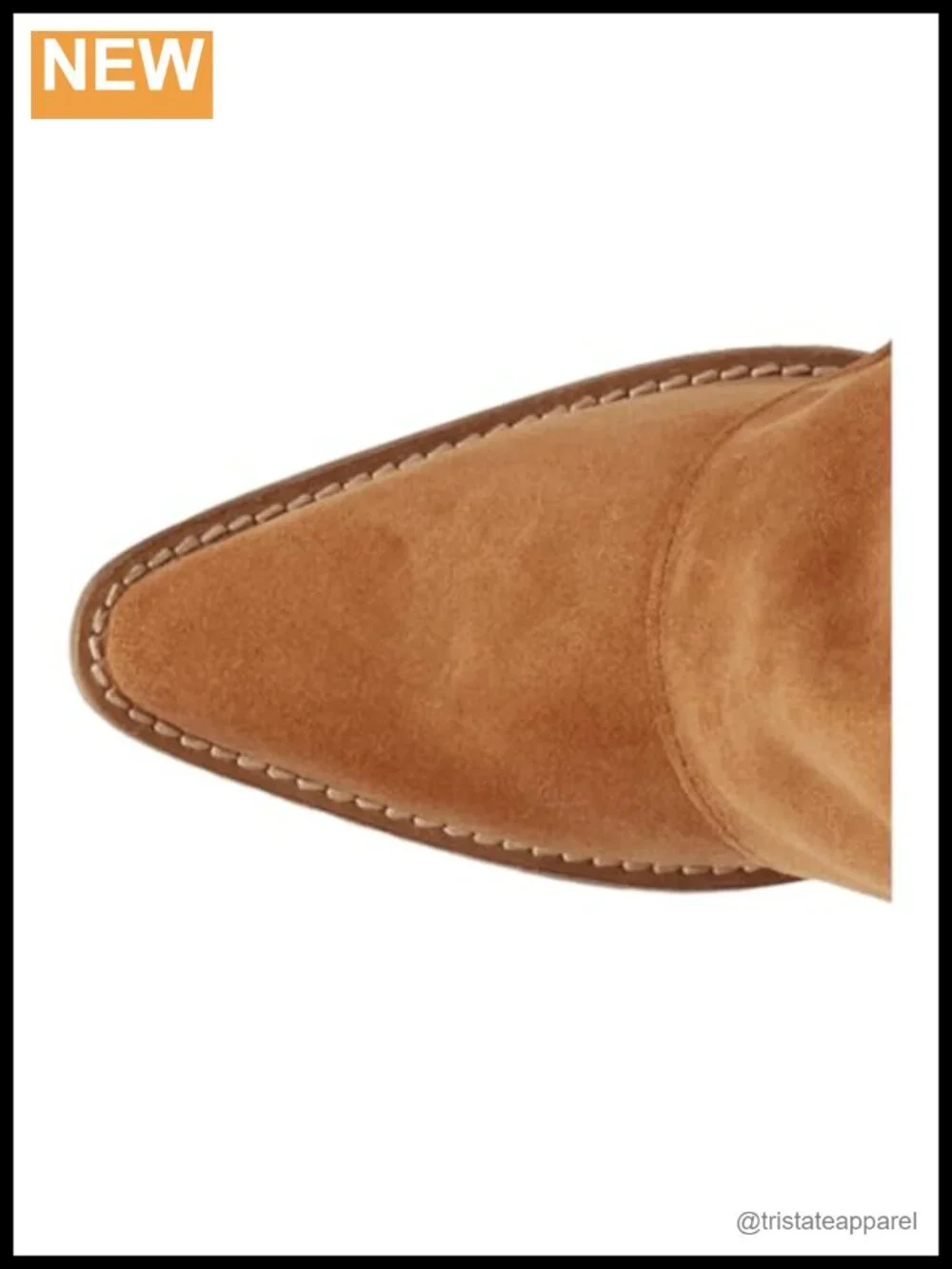 Dingo Suede Leather Over the Knee Boots Mid Block Heel Snip Toe Pull-On Casual
